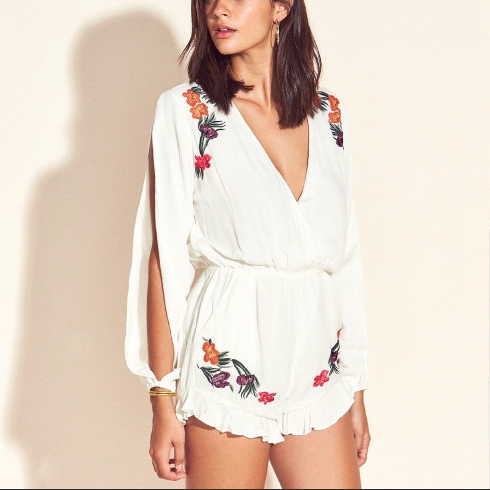 Lovers + Friends Adriana Floral Romper